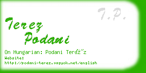 terez podani business card